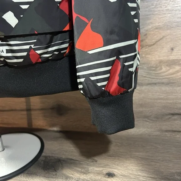 Scotch & Soda Amsterdams Blauw Hooded Geometric Bomber Jacket XL - Picture 5 of 11